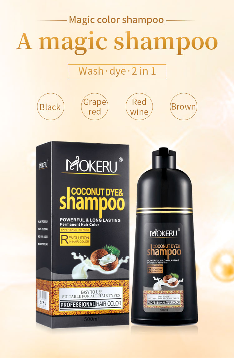 coconut oil hair color shampoo