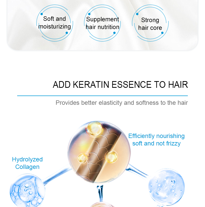 keratin extract elements hair oil