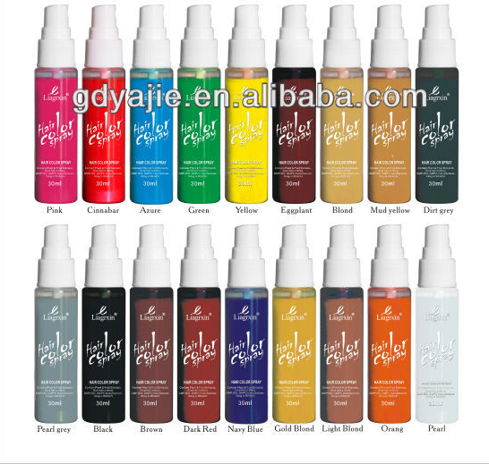 hair color spray