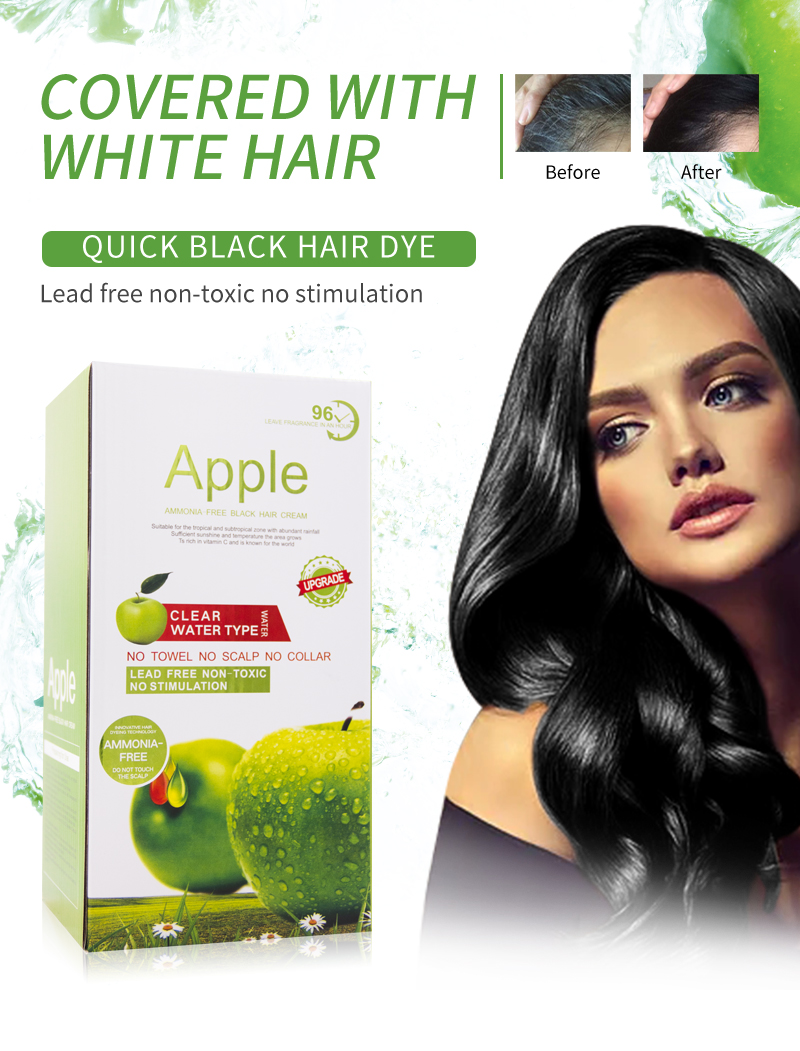 apple quick black hair dye