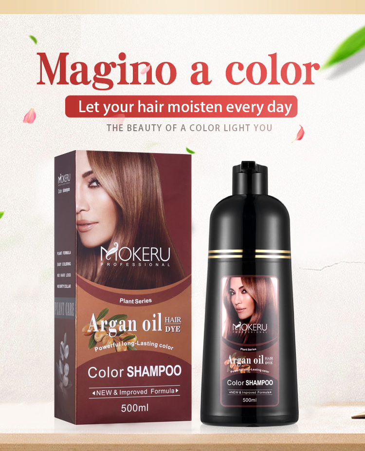 Hair dye shampoo