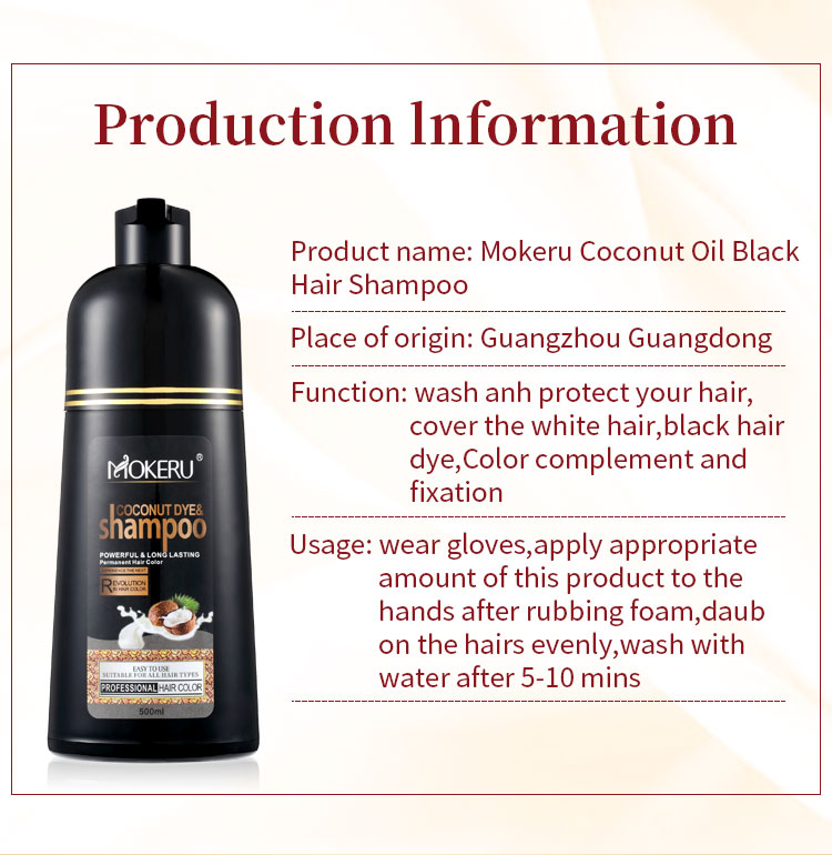 coconut oil hair color shampoo