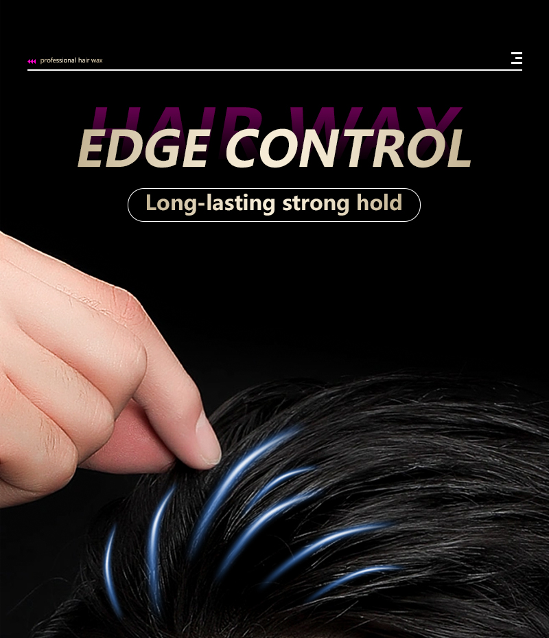 Hair styling wax for men