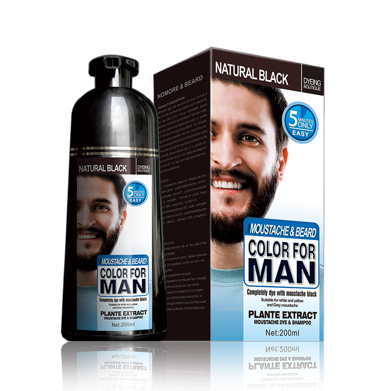 Mokeru 200ml Beard black shampoo