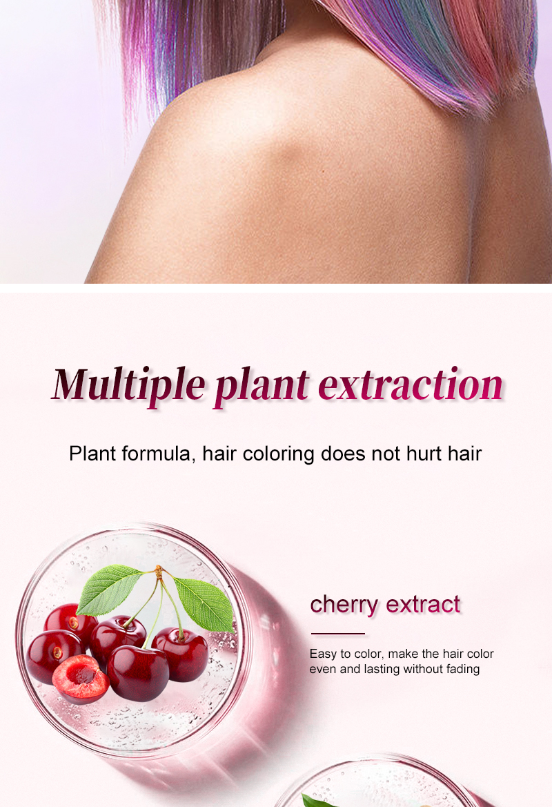 Cherry extract color dye