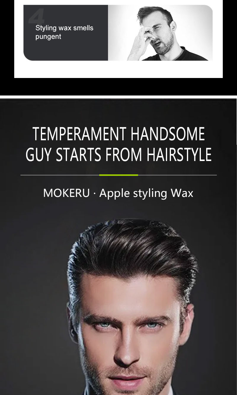 Mokeru apple hair wax for men