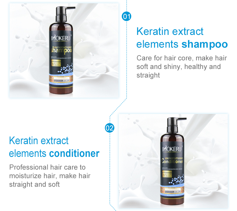 Keratin extract elements conditioner