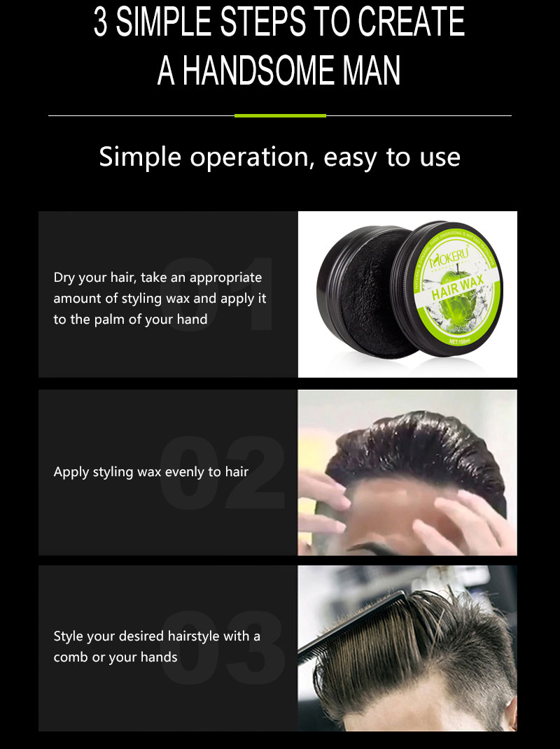 apple hair wax for men