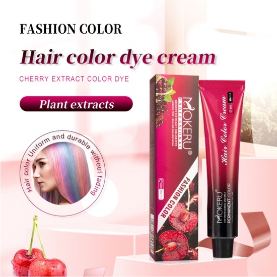 Cherry hair dye cream