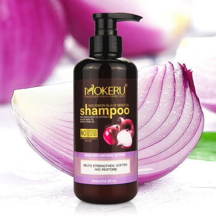 MOKERU Hair Care Products With onion Repair Damaged Hair Shampoo For All Hair Types
