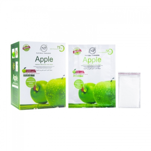 Mokeru 25ml*10 apple hair color dye cream in bags china supplier hair dye for men and women